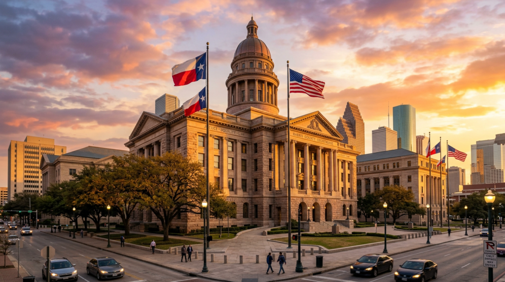 Houston courthouse exterior — product liability Texas