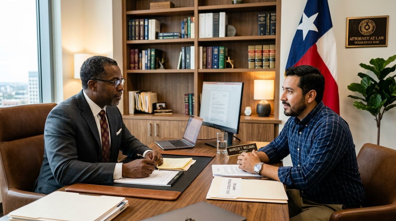 Dad Confronted Over Daughters in Women's Restroom — Does Texas's Bathroom Law Actually Apply? Attorney consulting with client about assault and confrontation legal rights in Texas