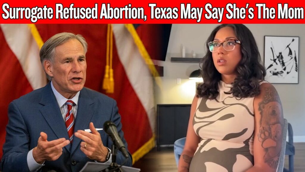 Texas Legal Giants video thumbnail &mdash; surrogate refused abortion, three states fighting over the baby