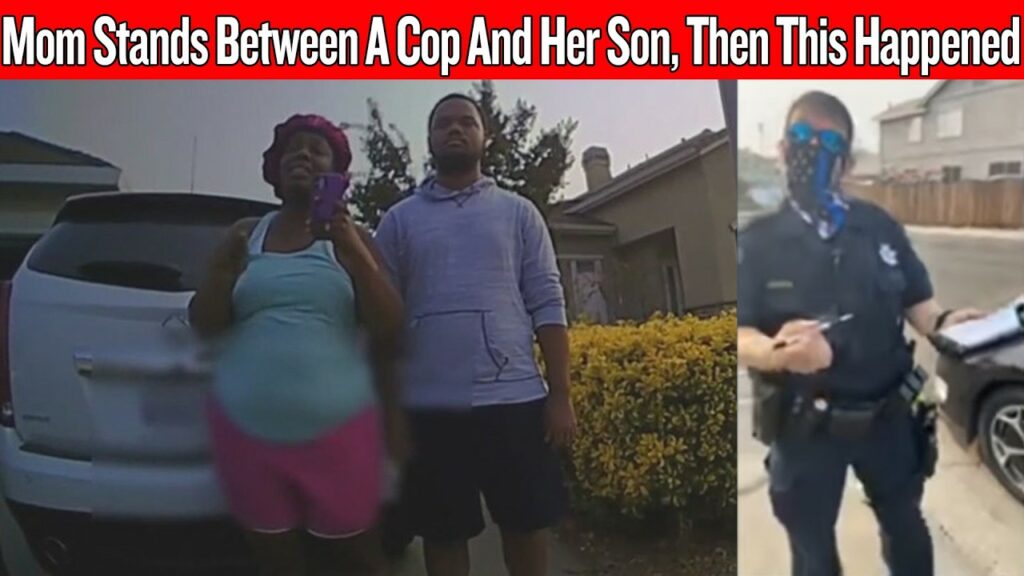 Texas Legal Giants video thumbnail &mdash; mother stands between her son and a police officer during a traffic stop